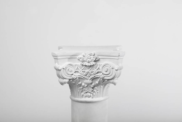 White column on white background - Photo, image