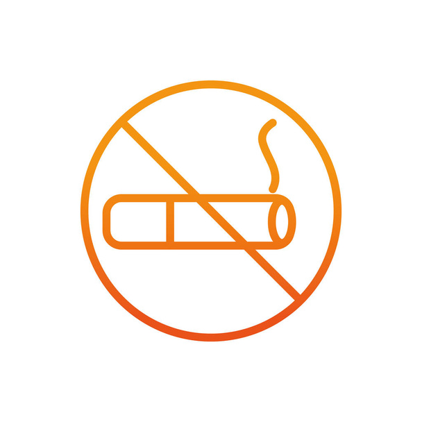 bez čáry přechodu kouřové značky - Vektor, obrázek