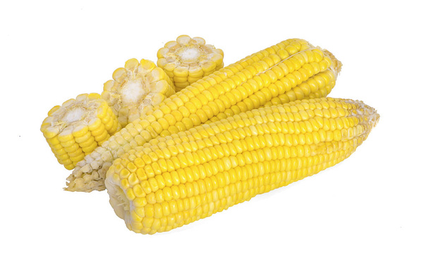 Maissi eristetty valkoisella taustalla - Valokuva, kuva