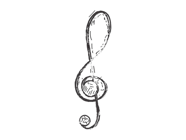 Schizzo di una chiave di violino
 - Vettoriali, immagini