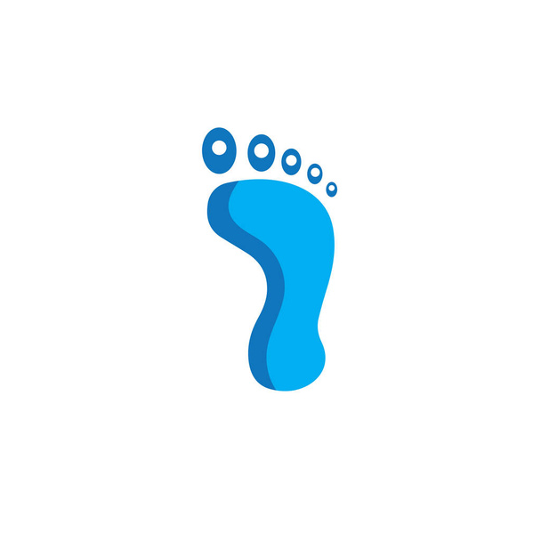 foot Logo Şablonu vektör çizimi - Vektör, Görsel