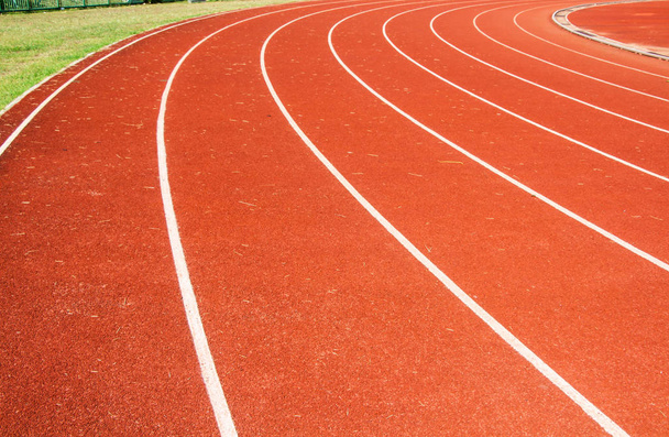 athletic track - Foto, Bild