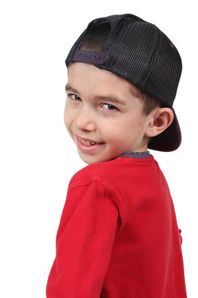 Photo of adorable young boy with hat - Photo, Image