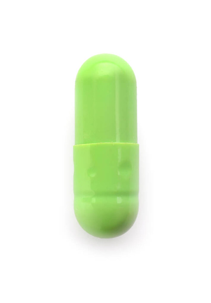 Pilule de couleur sur fond blanc - Photo, image