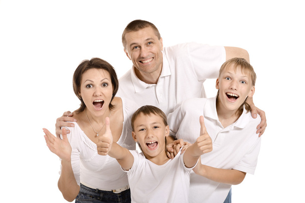 Retrato de família feliz - Foto, Imagem
