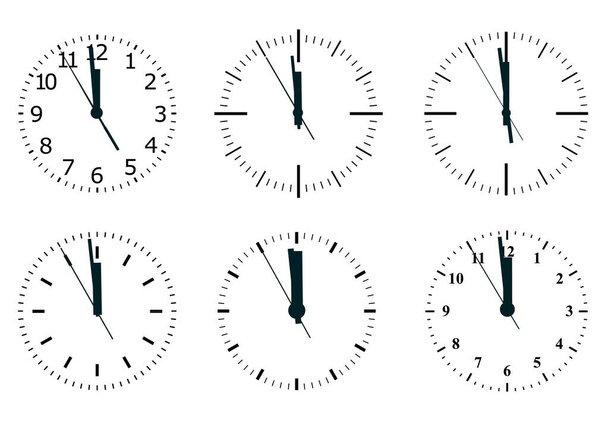 Піктограма годинника. Концепція світового часу. Бізнес фон
 - Вектор, зображення