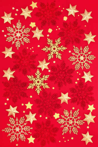 Table de Noël Xmas Fête Confettis or flocon de neige Décorations Paillettes de grandes