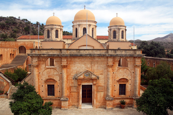 klášter agia triada na Krétě, Řecko - Fotografie, Obrázek