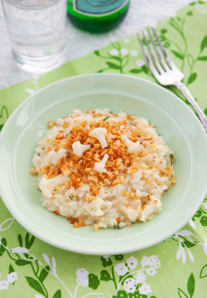 Cauliflower Risotto with crumbs - Zdjęcie, obraz