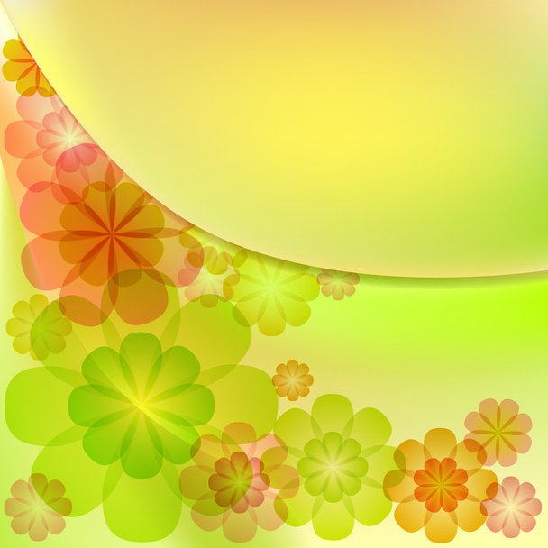 Floral abstract background - Вектор, зображення