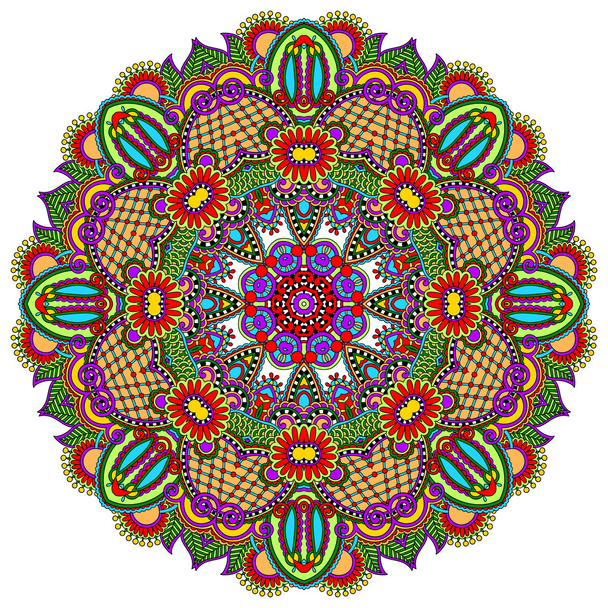 Circle lace ornament - Διάνυσμα, εικόνα