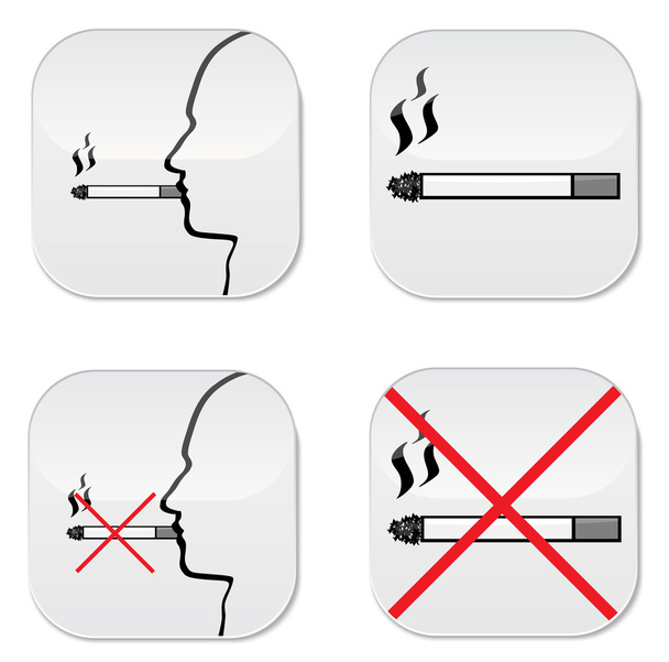 zákaz kouření - Vektor, obrázek