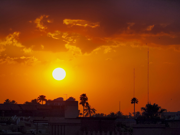 Захід сонця у Марракеш
 - Фото, зображення