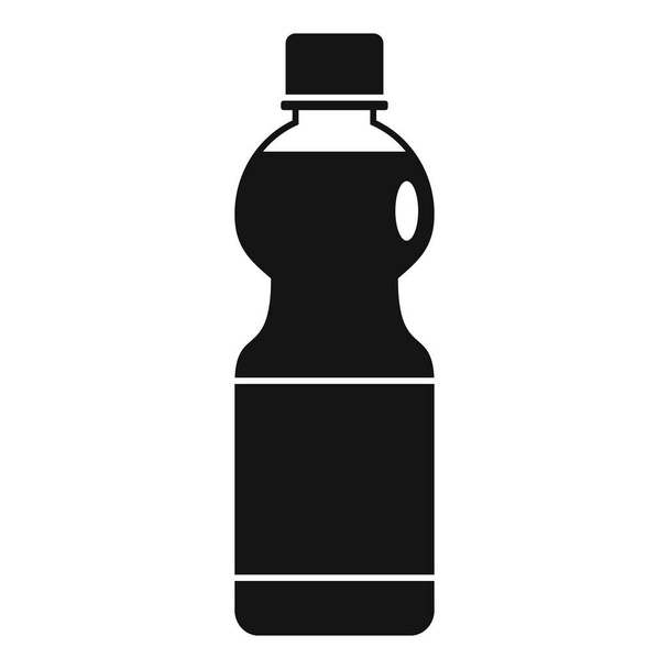 Orange soda icon, simple style - Vecteur, image