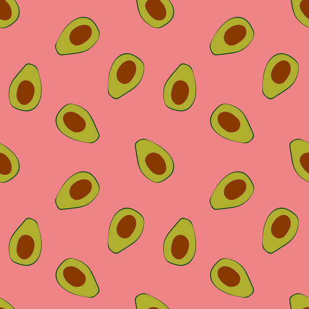 Cute avocado print - Vektor, obrázek