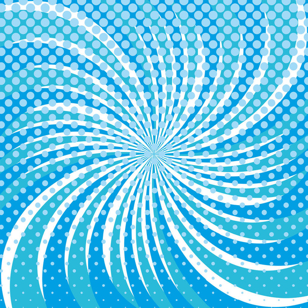 Χειμερινή νιφάδα χιονιού αστέρι halftone στρογγυλό σχήμα μοτίβο - Διάνυσμα, εικόνα