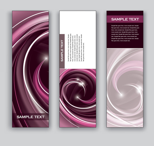 Vector Banners. Abstract Backgrounds. - Vektor, kép