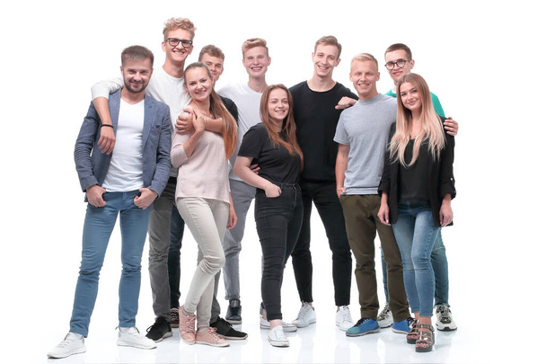 in full growth. a group of confident young people - Fotoğraf, Görsel