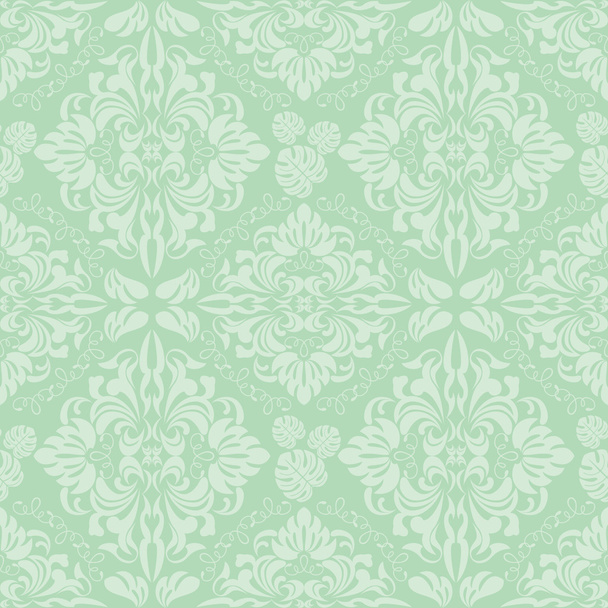 Abstract seamless floral pattern - Vector, Image