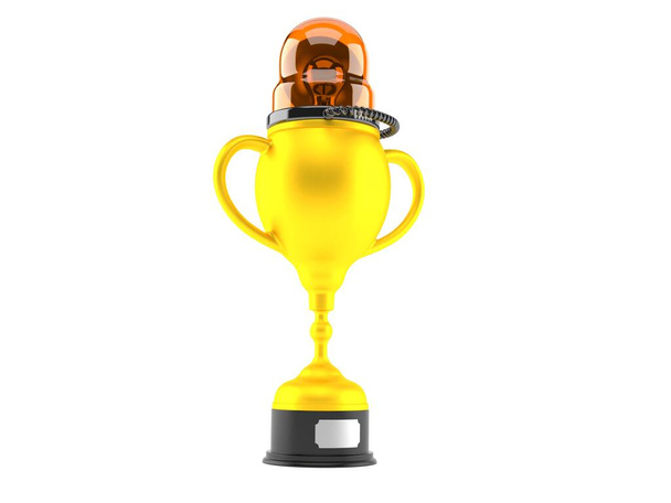 Trofeo dorado con sirena de emergencia
 - Foto, imagen