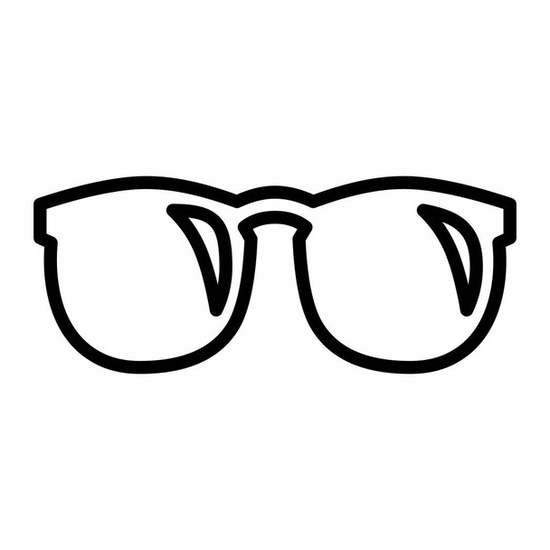 メガネのアイコンの図 - ベクター画像