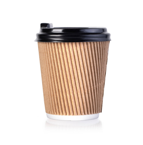 Take-out coffee in thermo cup. - Fotoğraf, Görsel