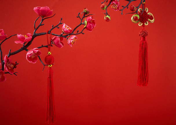 Décoration du Nouvel An chinois pour le festival de printemps
 - Photo, image