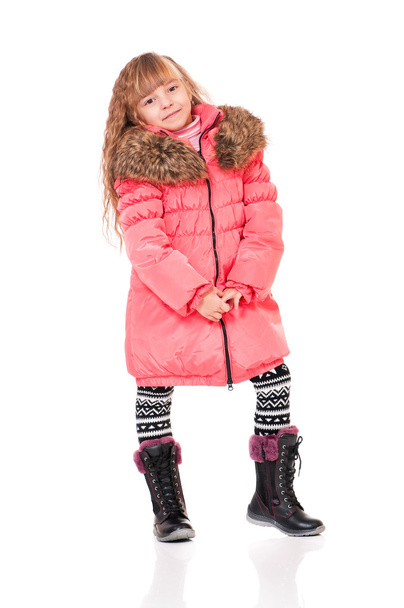 Little girl in winter clothing - Foto, immagini