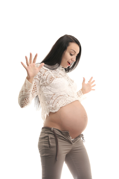 Raskaus ja äitiys käsite. raskaana oleva nainen
 - Valokuva, kuva