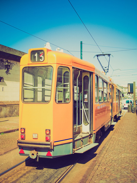 retro vzhled tramvaj - Fotografie, Obrázek