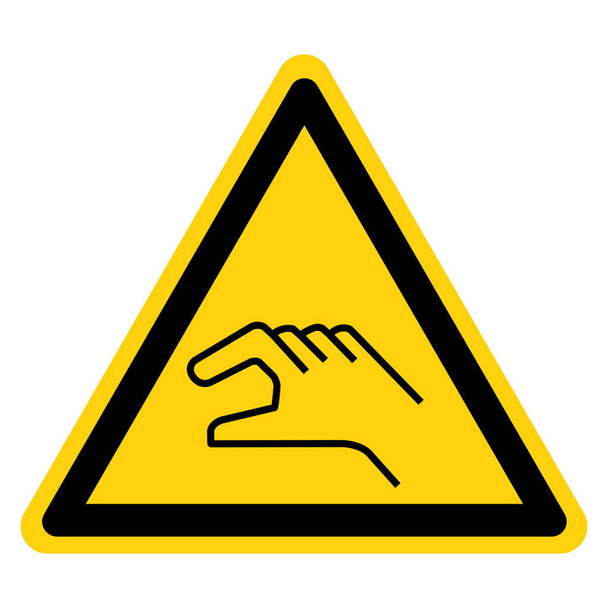 Señal de símbolo de control manual de advertencia, ilustración vectorial, aislamiento en la etiqueta de fondo blanco. EPS10
  - Vector, Imagen