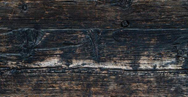 Old grunge dark texture wooden background. The surface of the old gray wood texture. Empty template. - Fotografie, Obrázek