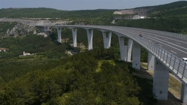latające wiadukt - Materiał filmowy, wideo