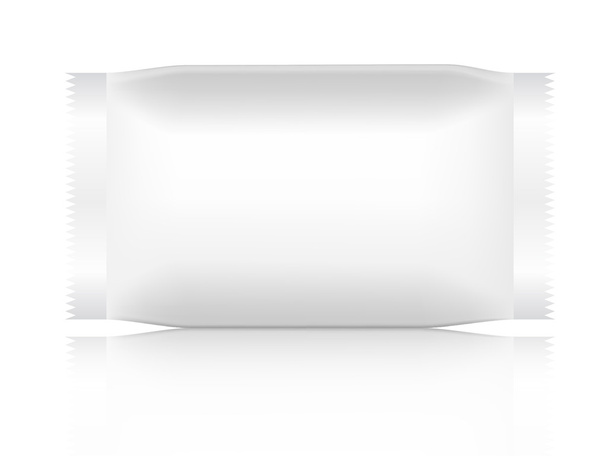 εικονογράφηση του Λευκή τσάντα για το λευκό φόντο - Διάνυσμα, εικόνα