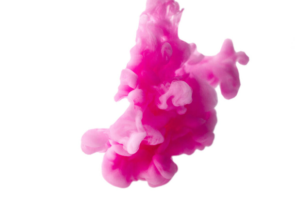 Tinta rosa abstracta en agua
 - Foto, Imagen