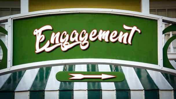 Street Sign to Engagement - Photo, Image