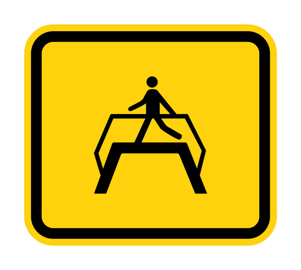 Gebruik Footbridge Symbool Sign Isolate Op een witte achtergrond, Vector Illustration EPS.10  - Vector, afbeelding