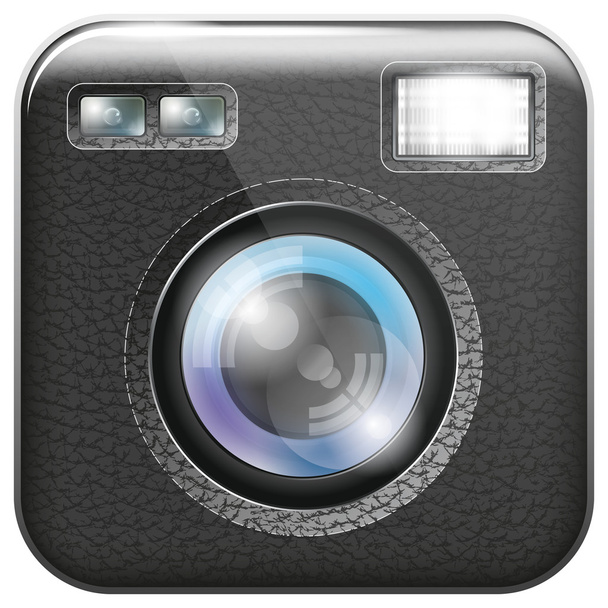 Camera Lens Icon - Vector, Image