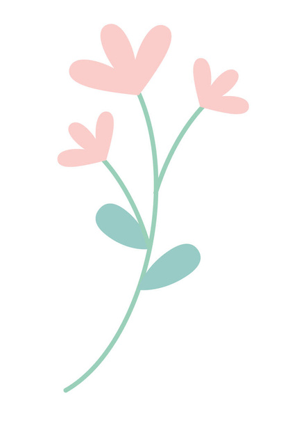Isolated flower ornament design vector illustration - Vector, afbeelding