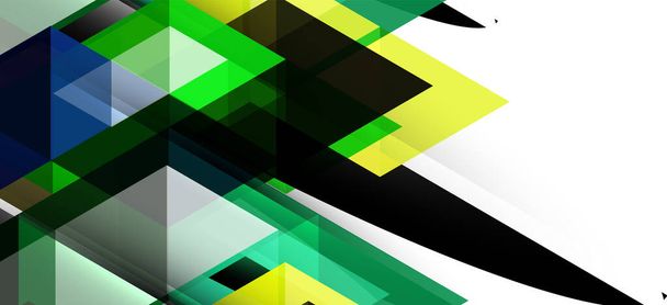 Colorful repeating triangles modern geometric in contemporary style on white background. Abstract geometric shape. Modern stylish texture - Vector, Image
