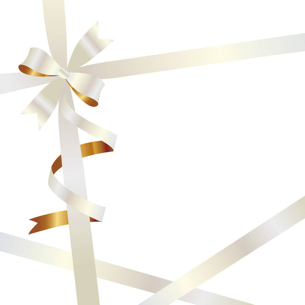 Background illustration of gorgeous ribbon - Vector, Image