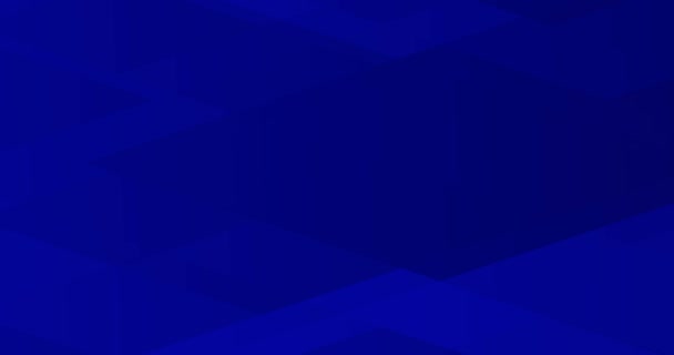 4k moderne dunkelblaue abstrakte animierte Kulisse. leere solide nahtlose Schleife Hintergrund mit zufällig beweglichen Rauten. Halbton hellmarine trendige Tapete. zu verkaufen Text, Präsentation. Schlupfgrafik - Filmmaterial, Video