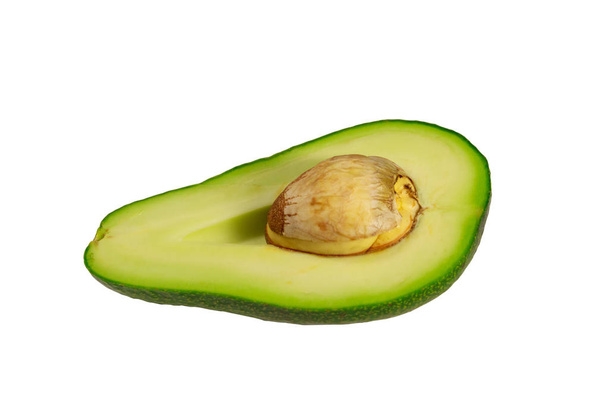 Fresh avocado isolated on white background - 写真・画像