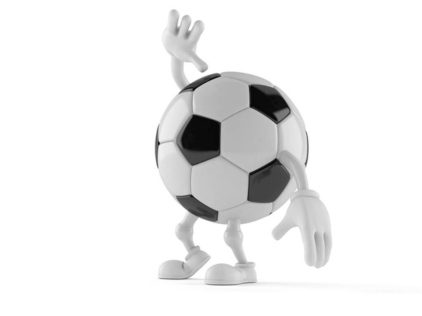 Fußball-Figur schaut auf - Foto, Bild