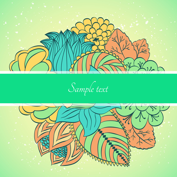 Floral background design element - Vetor, Imagem