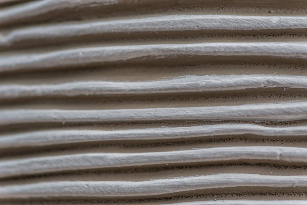 irregular áspero ranurado fondo blanco textura de madera lineal
 - Foto, Imagen