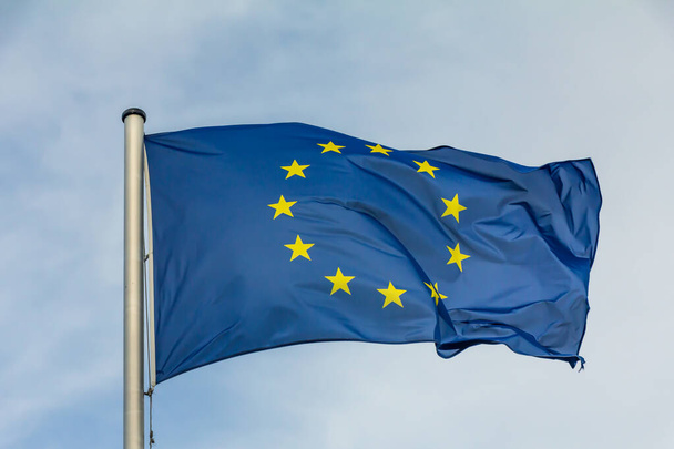 σημαία της Ευρωπαϊκής Ένωσης, ΕΕ - Φωτογραφία, εικόνα