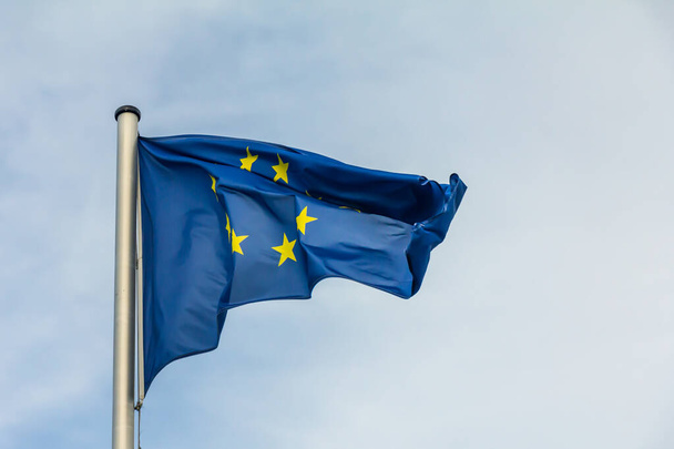 European Union flag, EU - Foto, Imagen