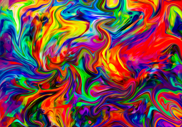Abstract creative wallpaper with colors blots  - Photo, Image