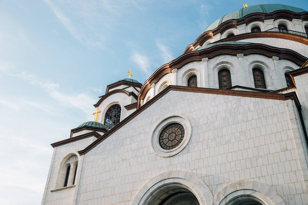 Szent Száva Ortodox Katedrális, Hram Svetog Save in Belgrád, Szerbia - Fotó, kép